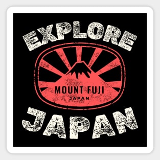 Explore Japan – Mount Fuji Travel Adventure Graphic Gift Magnet